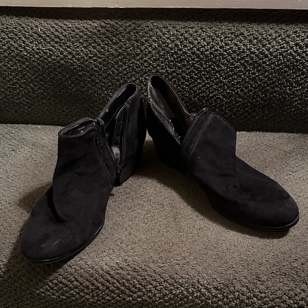 Style & Co. Black Ankle Boots
